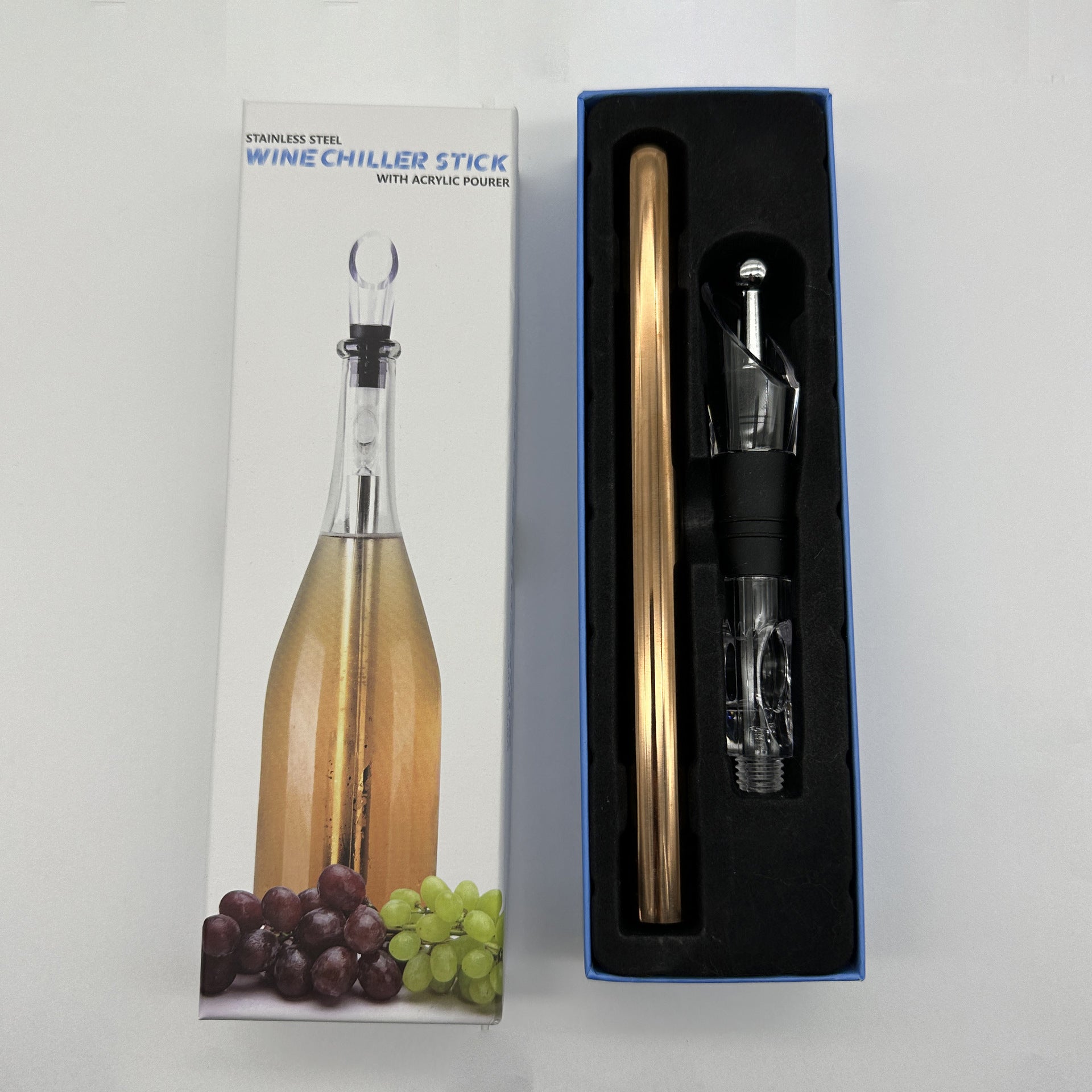 Wine Bottle Cooler Stick Stainless