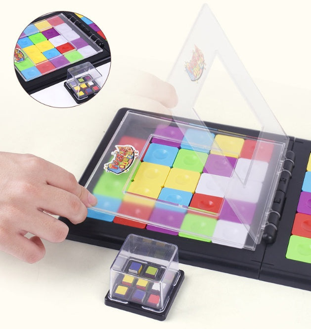 Color battle Rubik's cube parent-child interactive