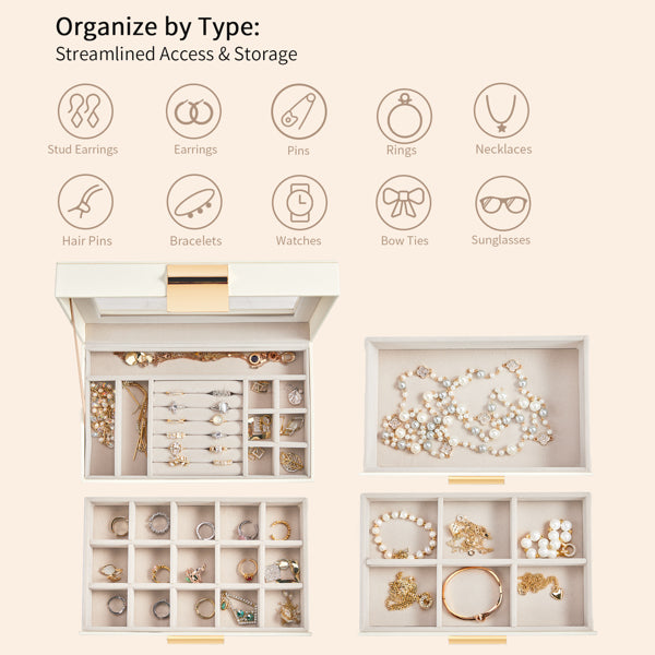 Top Visible Storage With 2-drawer