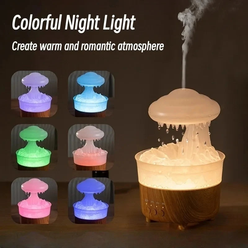 Rain cloud humidifier