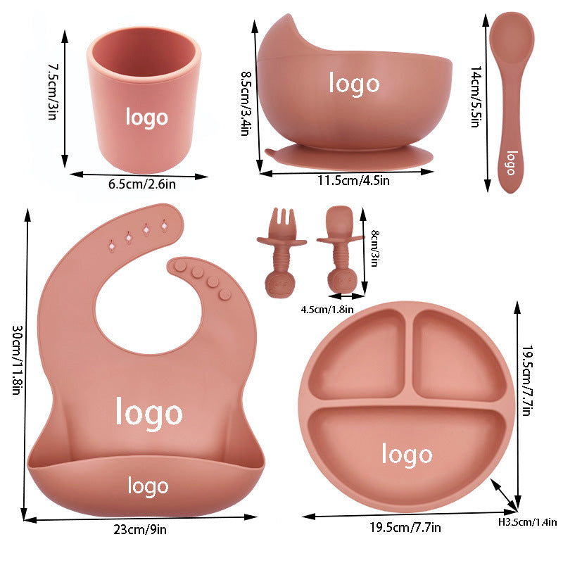 Baby Cutlery Set Silicone Cup Spoon