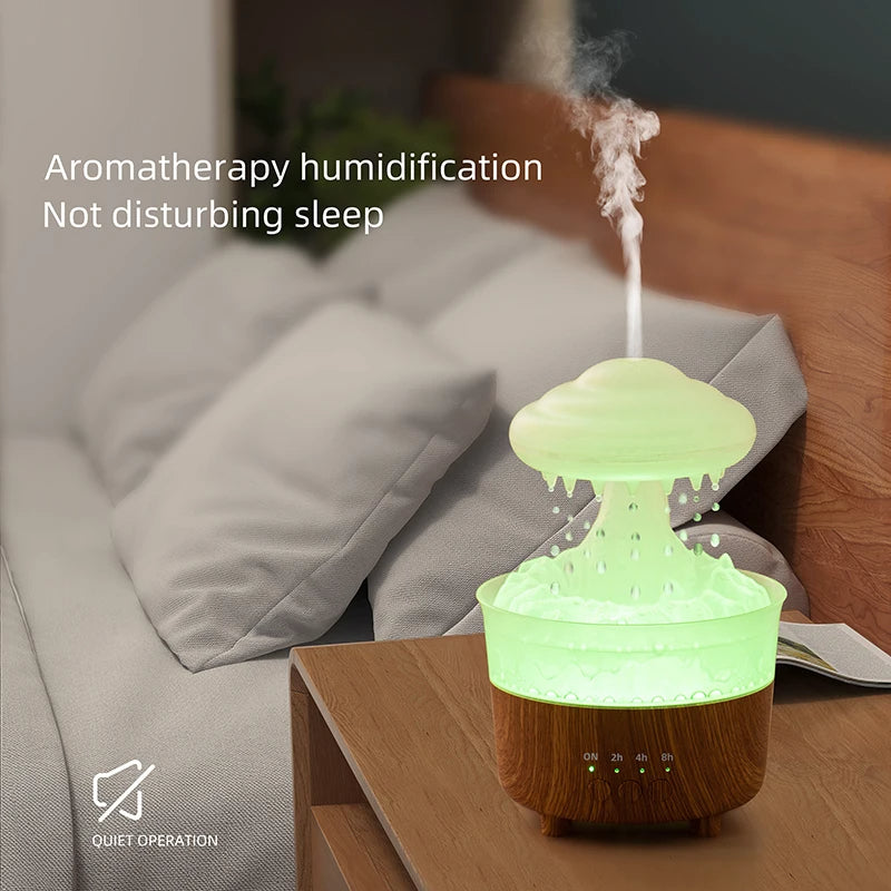 Rain cloud humidifier
