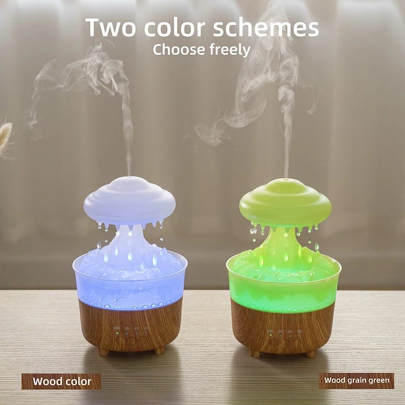 Rain cloud humidifier