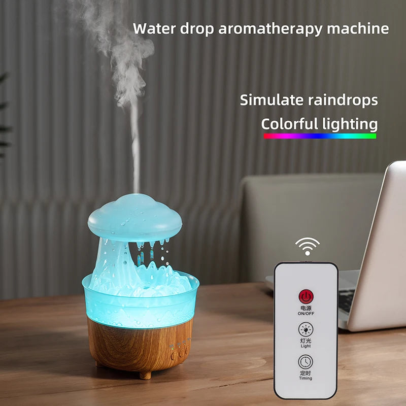 Rain cloud humidifier