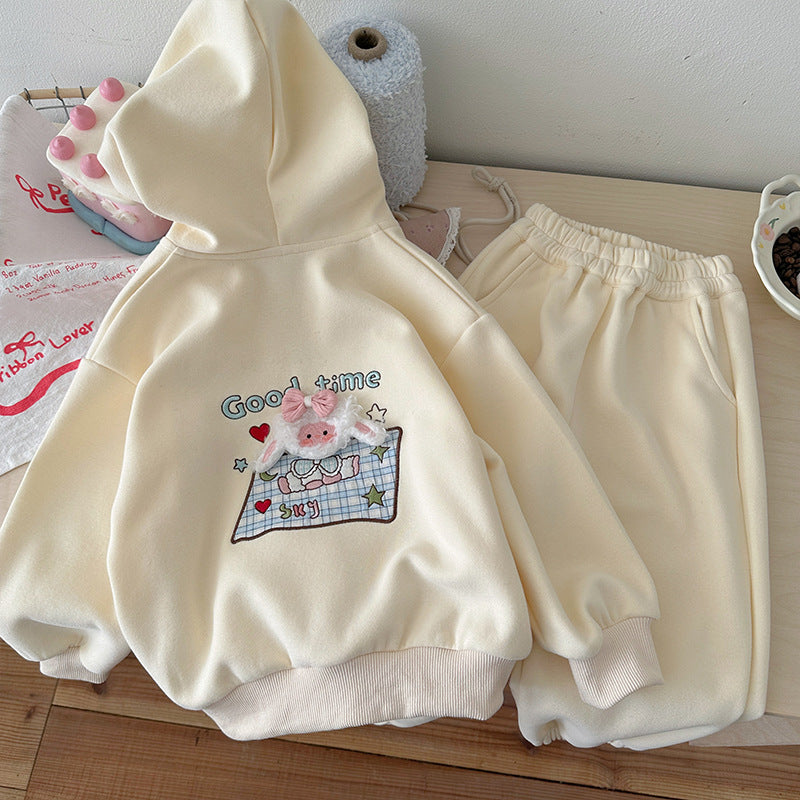 Printed Hooded Sweatpants