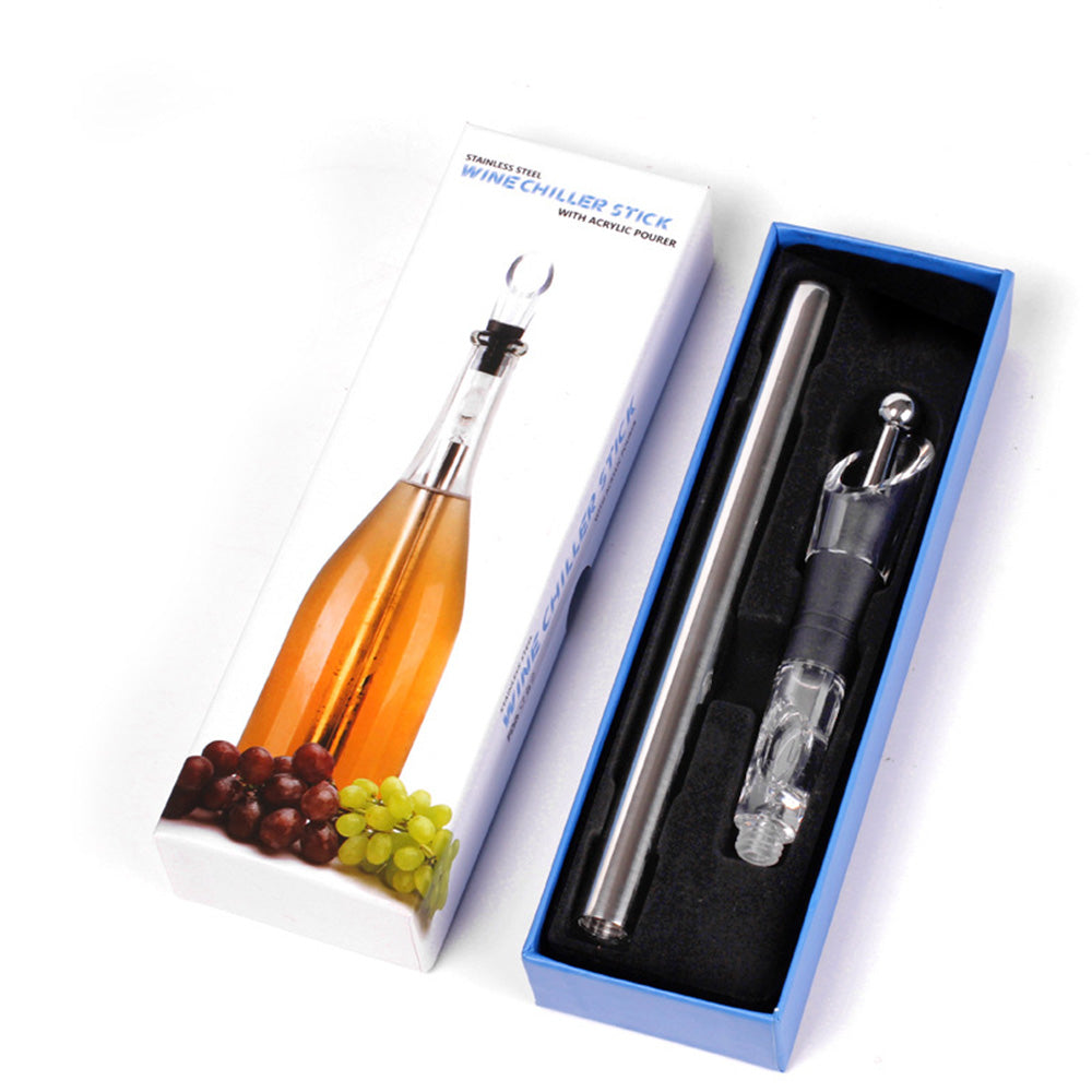 Wine Bottle Cooler Stick Stainless
