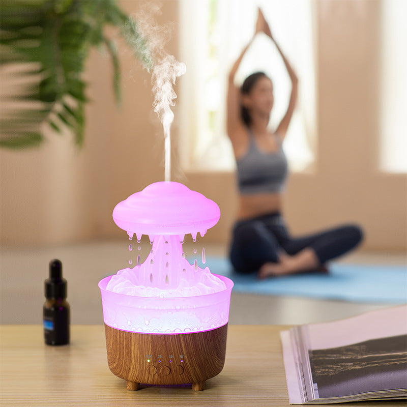 Rain cloud humidifier