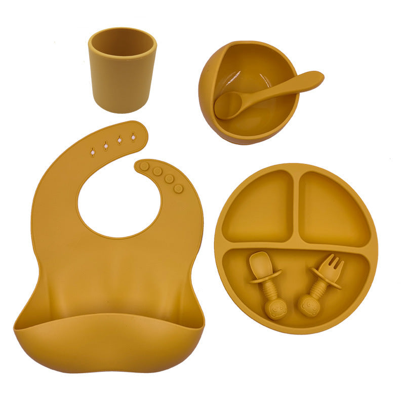 Baby Cutlery Set Silicone Cup Spoon