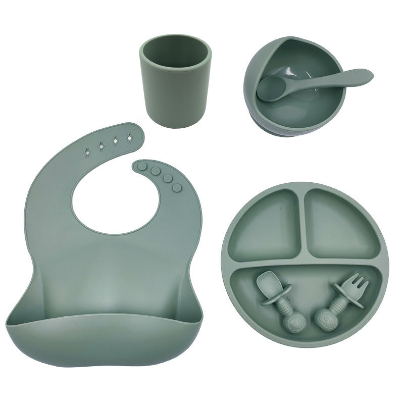 Baby Cutlery Set Silicone Cup Spoon
