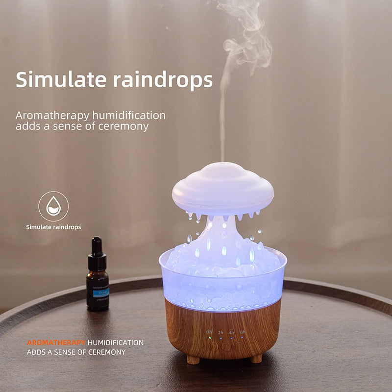 Rain cloud humidifier